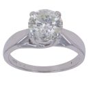 18ct White Gold 2.00ct Brilliant Cut Diamond Solitaire Ring