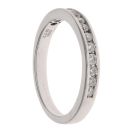 18ct White Gold 0.15ct Brilliant Cut Diamond Eternity Ring