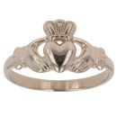 9ct Yellow Gold Plain Claddagh Ring