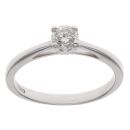 18ct White Gold 0.35ct Brilliant Cut Diamond Solitaire Ring