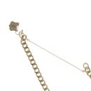 9ct Yellow Gold Padlock Charm Bracelet 7"