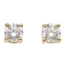 18ct Yellow Gold 0.80ct Brilliant Cut Diamond Stud Earrings