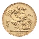 1888 Victoria Jubilee Head Australia Full Sovereign Coin