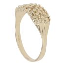 9ct Yellow Gold Five Row Keeper Ring