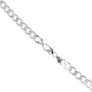 Silver Curb Chain 20" by Icesia