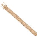 9ct Yellow Gold Watch Strap Style Bracelet 6"