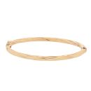 18ct Yellow Gold Patterned Twist Bangle