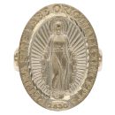14ct Yellow Gold Our Lady Disc Ring