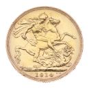 1914 George V Large Head Australia Full Sovereign Coin