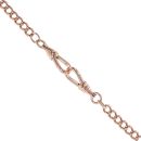 9ct Rose Gold Graduated Albert T-Bar Chain 20"