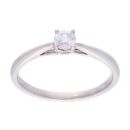 9ct White Gold 0.25ct Diamond Solitaire Ring