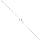 18ct White Gold Sapphire and Diamond Cluster Pendant and Chain 16"