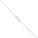 Silver Heart Locket Pendant and Chain 18" By Icesia