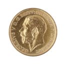 1912 George V Large Head UK Half Sovereign Coin