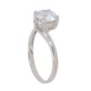 9ct White Gold Cubic Zirconia Single Stone Ring