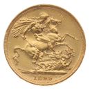 1899 Victoria Old Head Australia Full Sovereign Coin