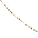 14ct Yellow And White Gold Rosary Beads With Crucifix 26"