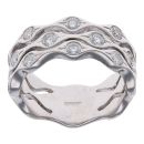 14ct White Gold 1.10ct Brilliant Cut Diamond Fancy Ring
