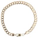 9ct Yellow Gold Curb Bracelet 8"