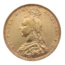 1892 Victoria Jubilee Head UK Full Sovereign Coin