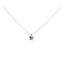 14ct Yellow Gold Child's Cubic Zirconia Butterfly Pendant & Chain