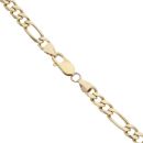 9ct Yellow Gold Figaro Chain 26"