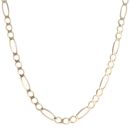 9ct Yellow Gold Figaro Chain 18"