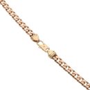 9ct Yellow Gold Square Curb Chain 20"