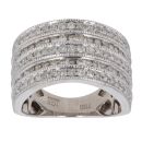 18ct White Gold 1.00ct Brilliant Cut Diamond Fancy Ring