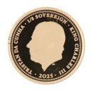 2025 Charles III Princess Royal 75th Birthday Tristan Da Cunha 1/8 Sovereign Coin Boxed with Proof