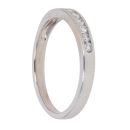 18ct White Gold 0.25ct Brilliant Cut Diamond Half Eternity Ring