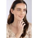Silver 18ct Yellow Gold Plated Peridot Emerald Cut Diamond Halo Stud Earrings