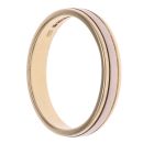 18ct Yellow and White Gold Wedding Band 3mm