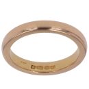 22ct Yellow Gold Plain Wedding Band 3mm