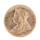 1900 Victoria Old Head Australia Full Sovereign Coin