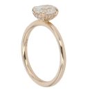 9ct Yellow Gold 1.15ct Oval Cut Lab Grown Diamond Solitaire Ring