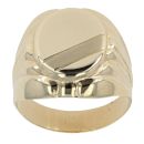 14ct Yellow Gold Oval Signet Ring