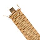 9ct Yellow Gold Watch Strap Style Bracelet 7.5"