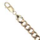 9ct Yellow Gold Curb Bracelet 8.5"