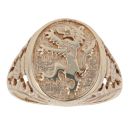 9ct Yellow Gold Lion Signet Ring