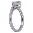 18ct White Gold 0.95ct Trillion Cut Diamond Solitaire Ring