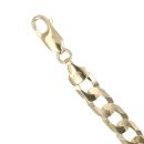 9ct Yellow Gold ID Curb Bracelet 8.5"