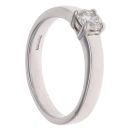 18ct White Gold 0.50ct Brilliant Cut Diamond Solitaire Ring