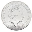 2017 10oz The Queens Beast Fine Silver Coin Boxed