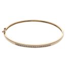 9ct Yellow Gold 0.40ct Brilliant Cut Diamond Bangle