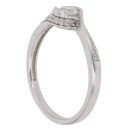 9ct White Gold 0.33ct Brilliant Cut Diamond Solitaire Ring