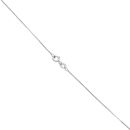 9ct White Gold Cubic Zirconia Flower Cluster Pendant and Chain 18"