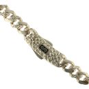 14ct Yellow Gold Monaco Classic Alternate Flex Lock Curb Chain 18"