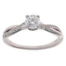 Platinum 0.70ct Brilliant Cut Diamond Solitaire Ring