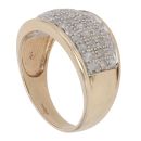 9ct Yellow Gold 1.00ct Single Cut Diamond Fancy Ring